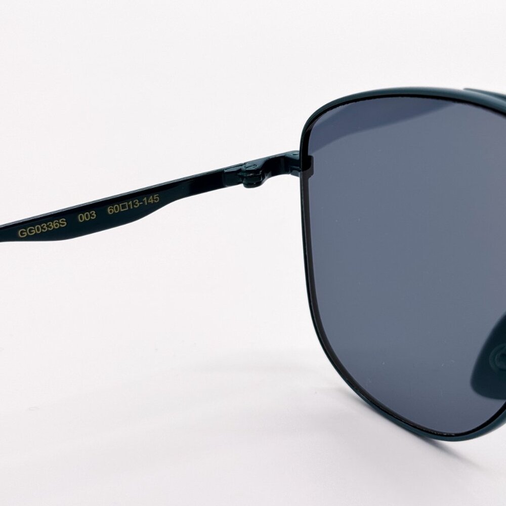 NEW GUCCI GG0336S 003 UNISEX AVIATOR SUNGLASSES GUCCI - Picture 8 of 10